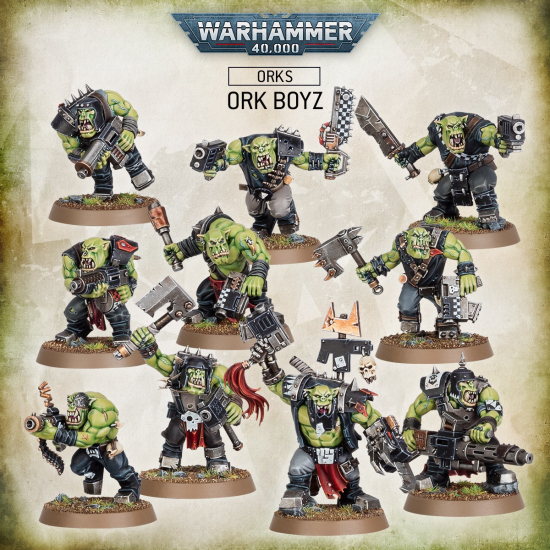 Warhammer 40000: Ork Boyz (Combat Patrol), GamesWorkshop